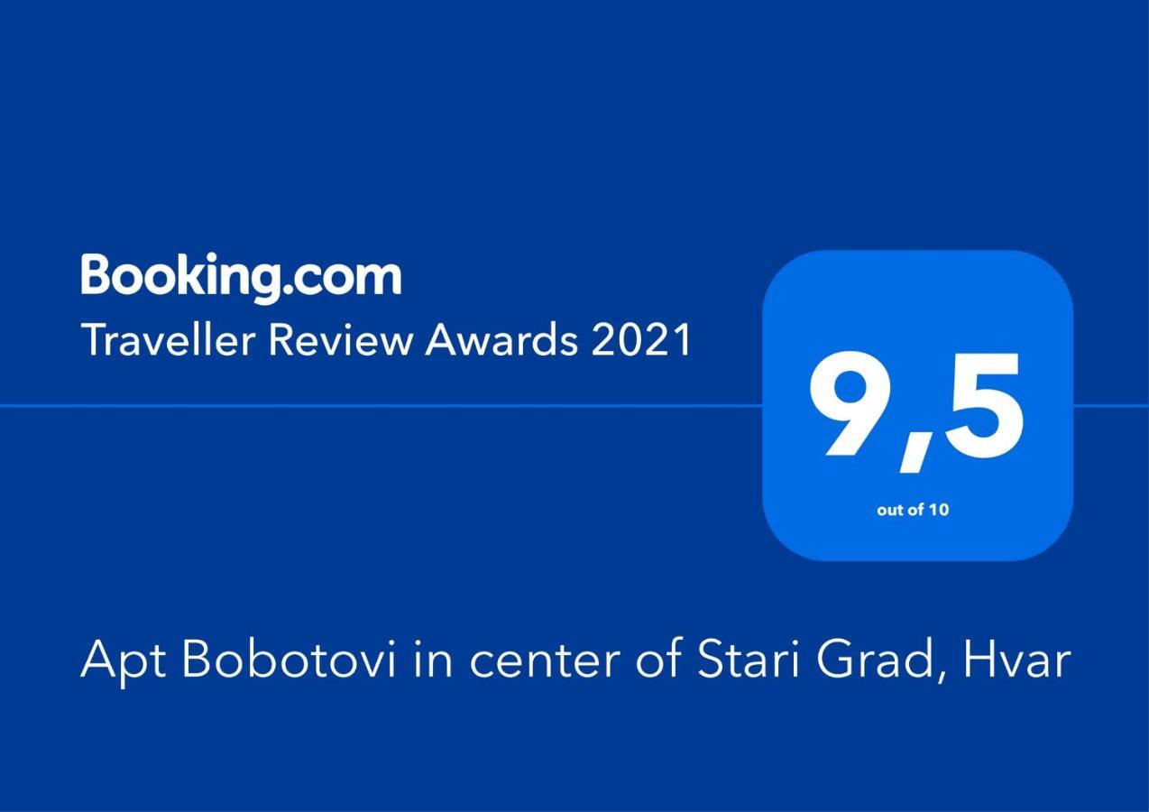 스타리 그라드 Apt Bobotovi In Center Of Stari Grad, Hvar 아파트 외부 사진